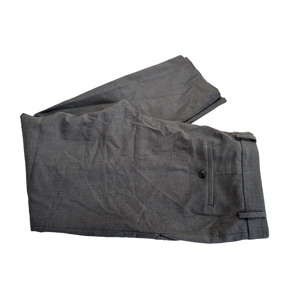 J. Ferrar JF 360 degrees Slim Fit Stretch Grey Dress Pants 32x30 Flat Front